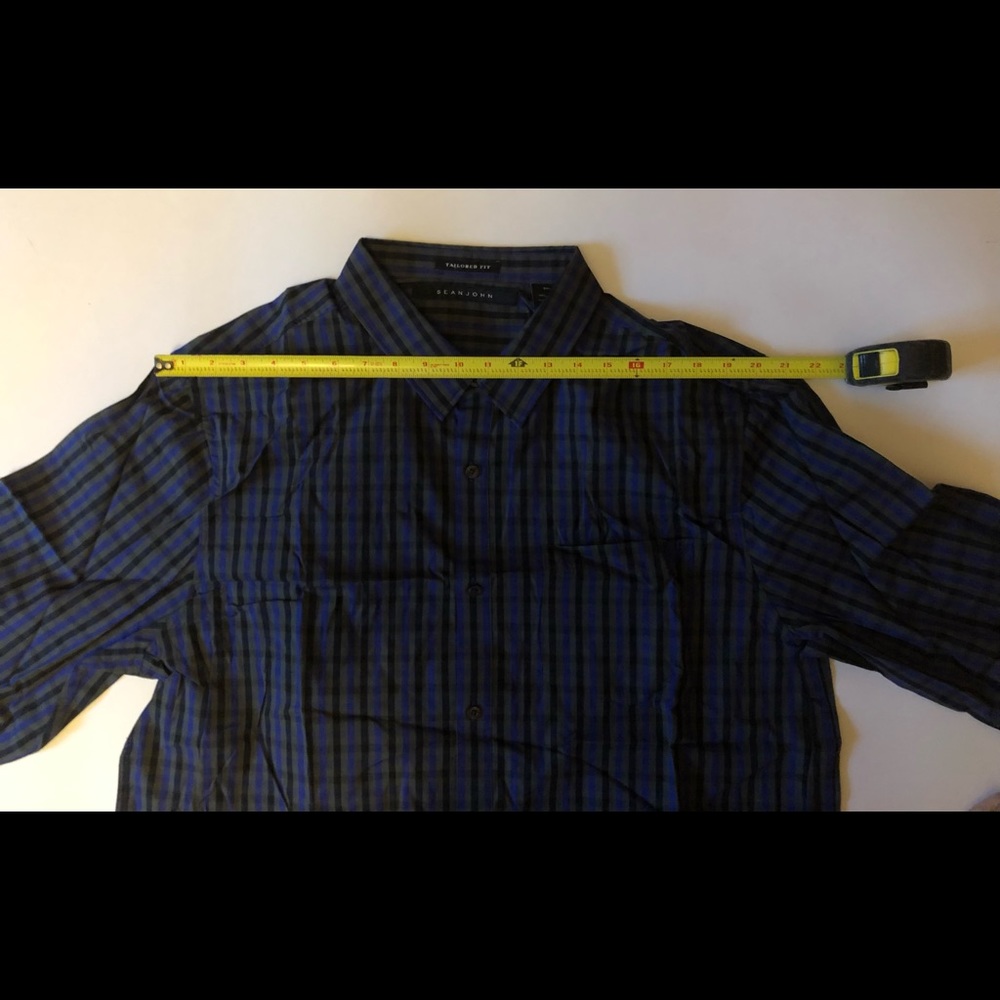 Sean John Tailored Fit Button Up Stripe Long Slee… - image 7